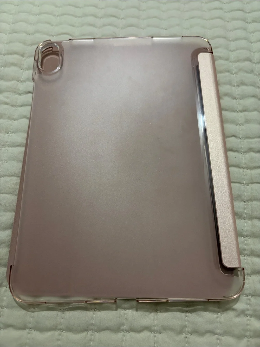 iPad A16 Rose Gold Folio Case – Slim Magnetic Smart Cover